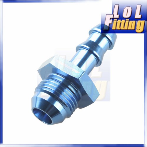 4AN 6AN 8AN 10AN 12AN To 4mm 6mm 8mm 10mm 1'' Barb Straight Fitting Fuel Line - Picture 40 of 62