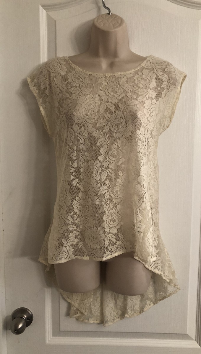 トップス theredthread S skinny tops lace white THEREDTHREAD / ザレッドスレッド】S skinny tops lace