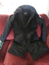 Cb Sport Women's Fur Lined Hooded Full Zip Softshell Jacket Black Size Medium