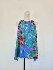 Rachel Rachel Roy Print Sleeveless Top Size XL