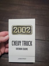 2002 Chevrolet Astro Exterior Colors Sales Literaturebrochure Chevy 2002 Chevrolet Astro Exterior Colors Sales Literaturebrochure Chevy