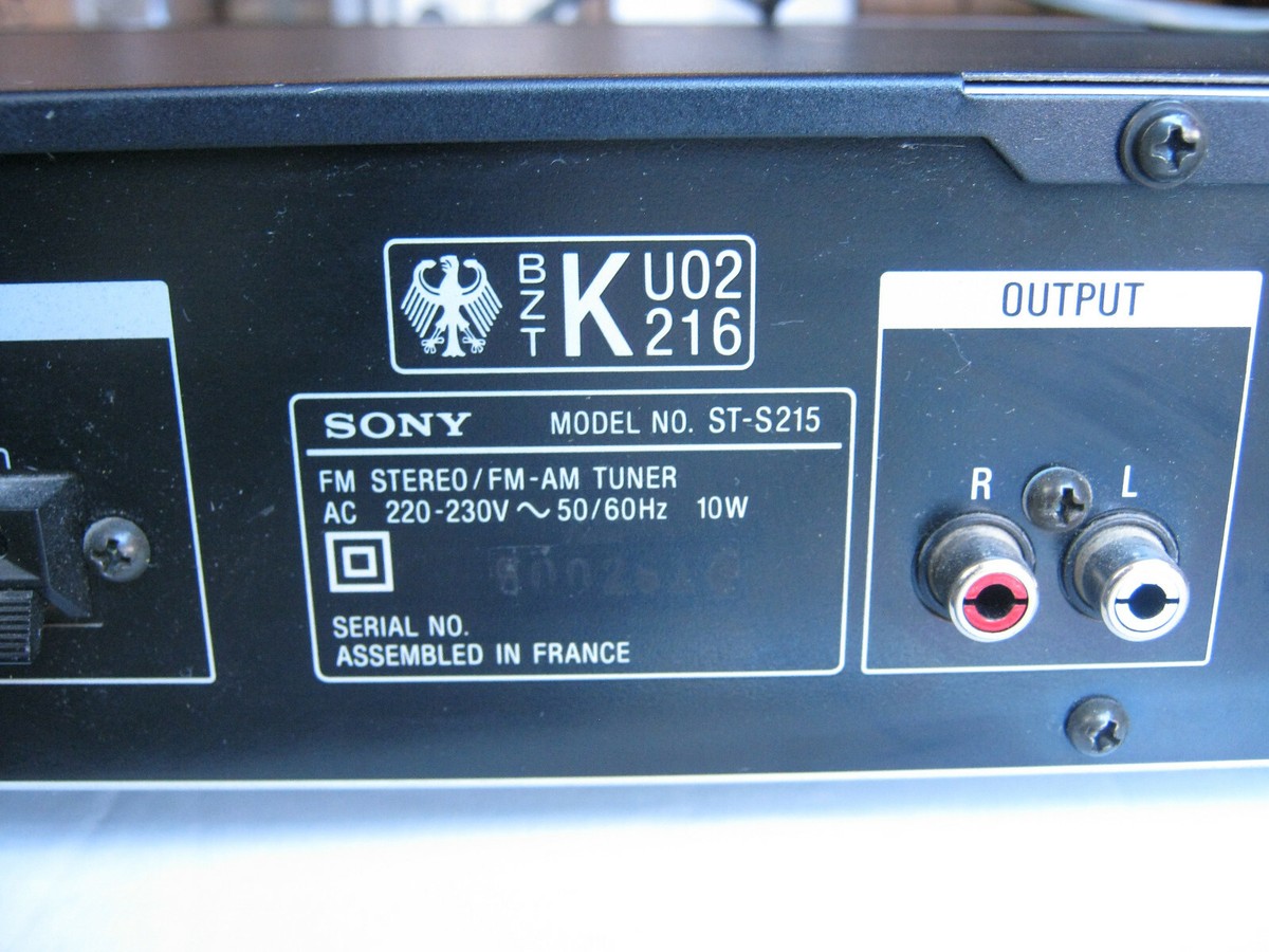SONY ST-A4 FM STEREO FM-AM TUNER 中古品 中古】 SONY ソニー ST-A4 FM AMチューナー