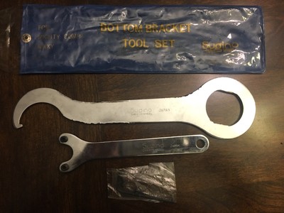 Vintage Sugino Bottom Bracket Tool fixed cup and adjustable lockring tool VGC