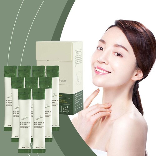 20Pcs Korean Collagen Lifting Firming Mask, Wash-Free Sleeping Mask Best - Picture 4 of 12