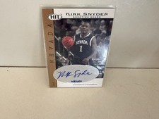 KIRK SNYDER 2004 Sage Hit Card #A16 Rookie Auto #'d UTAH JAZZ Nevada NM. rookie card picture