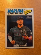 2026 Topps Heritage Dane Myers Chrome Parallel No. 75