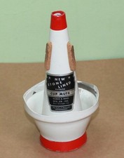 Vintage Humes & Berg Trumpet Cup Mute New Stone Lined