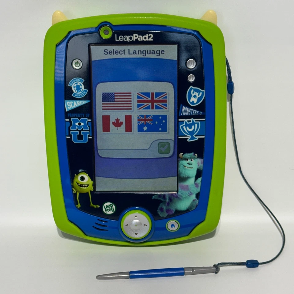 LeapFrog LeapPad 2 Monsters University Mike Wazowski Case & 3 Game Cartridges - Image 2 of 4