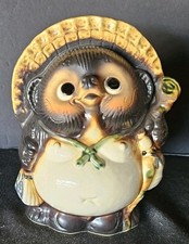 Shigaraki ware Japanese Ceramic Statue Lucky ...