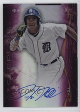 2014 Bowman Sterling Prospect Magenta Refractor 72/99 Derek Hill Auto q7x