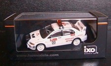 MITSUBISHI LANCER EVO VII #00 RALLY JAPAN 2010 SAFETY CAR IXO RAM444 1:43 DUNLOP