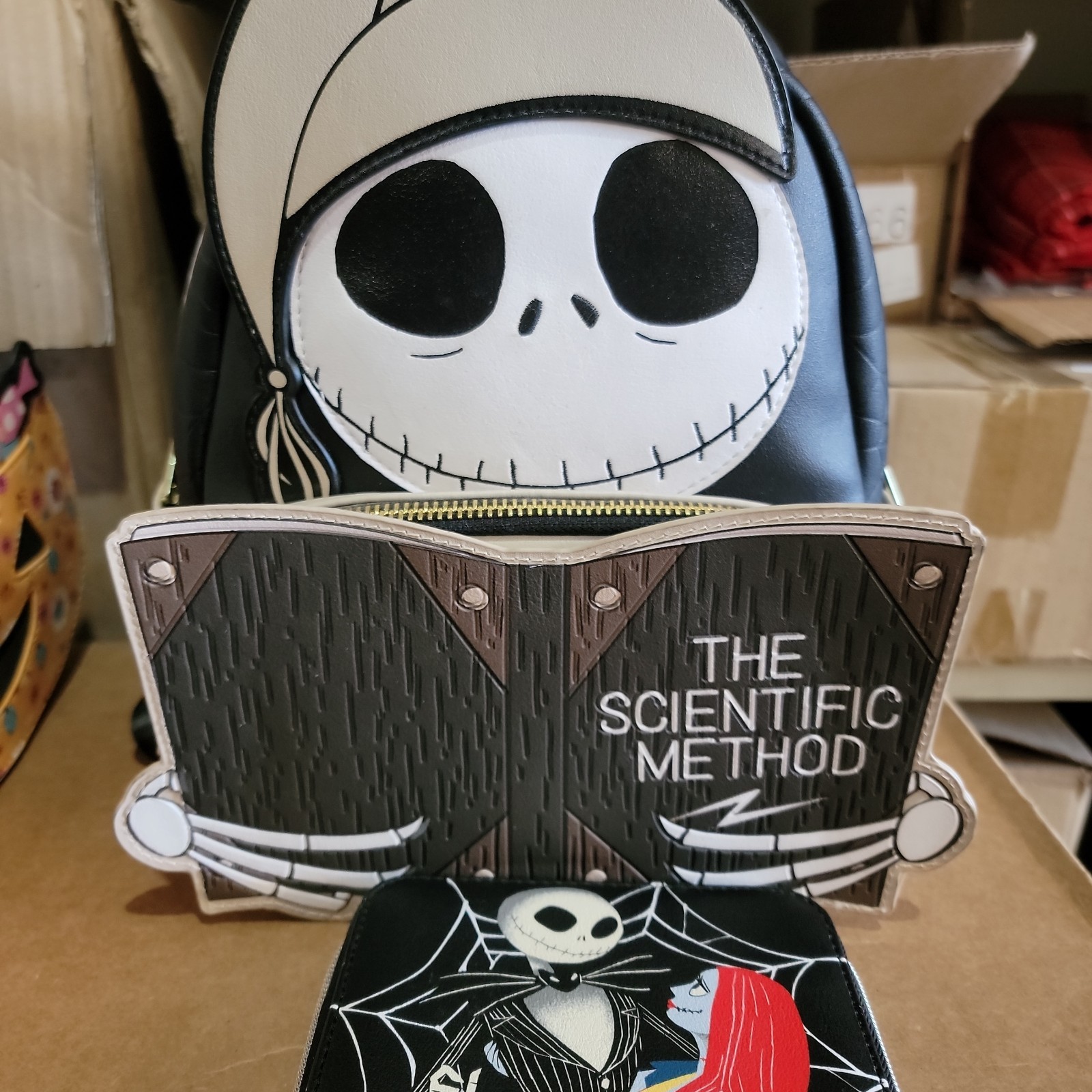 Loungefly The Nightmare Before Christmas Jack Mini Backpack With Wallet