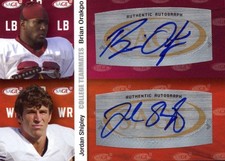 Brian Orakpo / Jordan Shipley 2010 SAGE Dual Auto Autograph RC Texas Longhorns