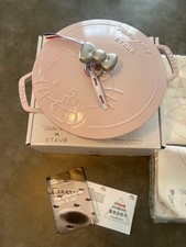 Staub Hello Kitty Collaboration Wanabe 24cm Pink Cute Kawaii