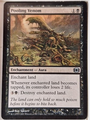Pooling Venom - Future Sight - Magic the Gathering MTG Nice!