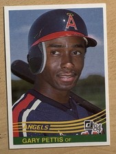 Gary Pettis 1984 Donruss Rookie Card #647, NM-MT, California Angels . rookie card picture