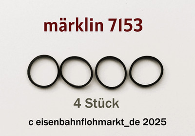 4 Haftreifen für märklin-Loks,   7152,  7153 oder  7154,  s. Artikelbeschreibung