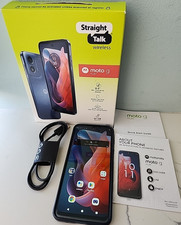Straight Talk LOCKED Moto G Play XT2413V Blue 4G 2024 64GB Smartphone  