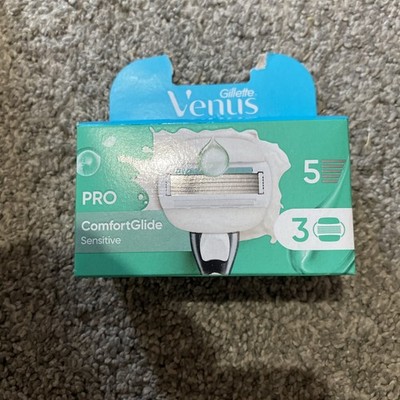 GILLETTE VENUS PRO COMFORTGLIDE SENSITIVE 3er Pack NEU (942)