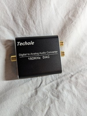 Techole Audio Converter Model HS202 w/ Cable 192KHz DAC Digital to Analog