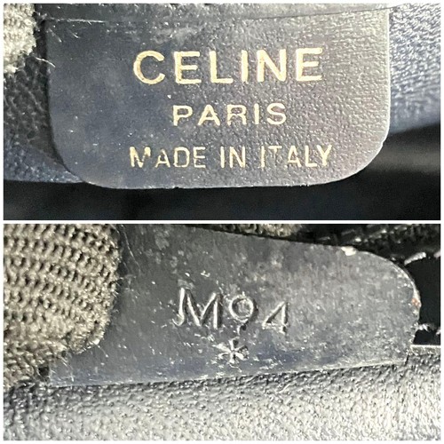 CELINE Dome Shape 2Way Handbag Leather Navy Authentic Bag Excellent Condition - Bild 10 von 10