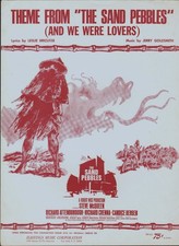 The Sand Pebbles 1966 Movie JERRY GOLDSMITH Leslie Bricusse Sheet Music!
