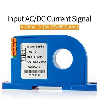Current Transducer Hall Effect AC DC 0-600A 4-20mA Sensor Transmitter RS485