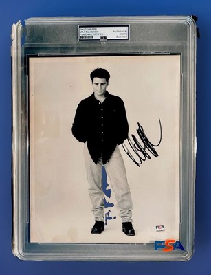   PSA DNA Young Matt LeBlanc Signed   8x10 Photo Friends Slabbed Encapsulated
