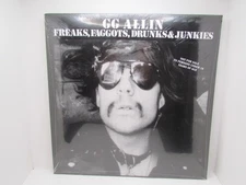 GG ALLIN Freaks Faggots Drunks & Junkies 1991 VINYL LP Awareness 2008 New SEALED