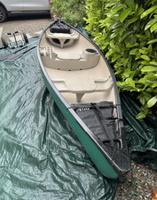 WaterQuest 14 Canoe Triple Seating with Paddles, Trolley Wheels & Carry Bag
