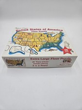 Melissa and Doug Large Educational Floor Puzzle Map of U.S.A 48 pieces 2' x 3'