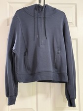 Old Navy Women's Dynamic Fleece Half-Zip Hoodie, Size M, Color: Navy