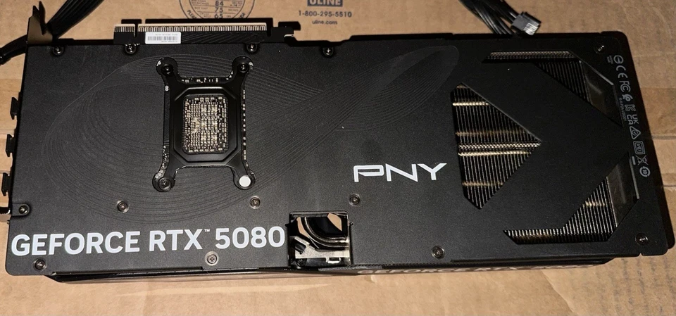 PNY NVIDIA GeForce RTX 5080 16GB GDDR7 Graphics Card, 3 Cooling Fan - Used - Image 2 of 4