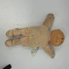 Vintage 1982 Cabbage Patch Kids Coleco Bald Baby Doll Brown Eyes Brown Tag