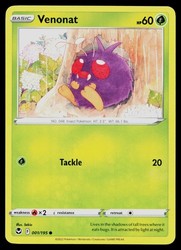 Venonat 001/195 Silver Tempest Common