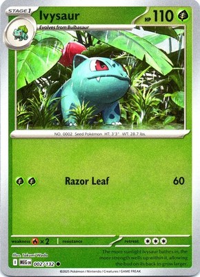 Ivysaur - Common ME01: Mega Evolution 002/132 NM
