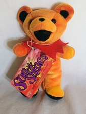 Grateful Dead Sunshine 7" Bean Bear Plush Stuffed Animal Liquid Blue Tag