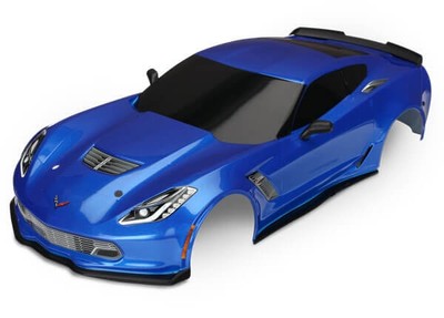 Traxxas Blue Chevrolet Corvette Z06 4-Tec 2.0 Body 8386X