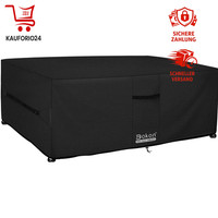 GartenmöBel Abdeckung Wasserdicht 300X200X90Cm Oxford-Gewebe Schwarz