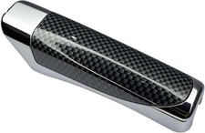 Carbon Fiber Handbrake Cover Anti-Scratch Parking Brake Handle Cap Universal