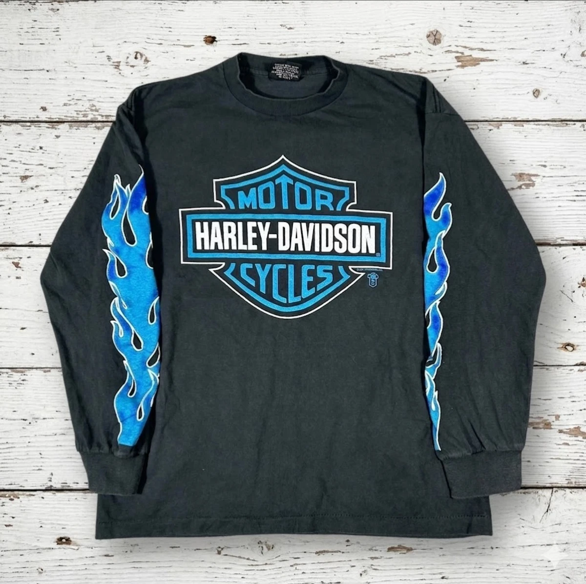 Harley-Davidson Blue Long Sleeve Shirts for Men for sale | eBay