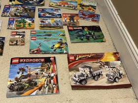 Huge LEGO Instruction Manual Lot Pirates Indiana Jones SpongeBob Atlantis + More