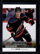 2021-22 Upper Deck Credentials #RA-16 Seth Jarvis Rookie Arrivals