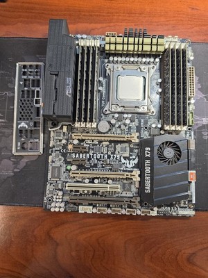 Asus Sabertooth X79 ATX Desktop  Motherboard + 3.6Ghz i7-3930K CPU and 32GB RAM