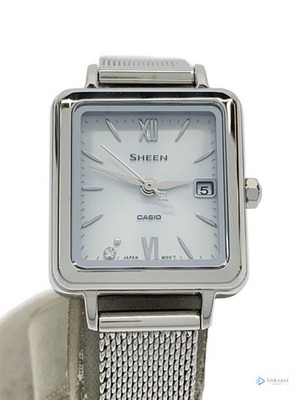 CASIO Sheen SHS-D400M-7AJF Women's Solar Stainless Steel Watch