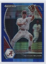 2021 Panini Prizm Draft Picks Blue & Carolina Hyper Peyton Wilson #PDP66 1j7t