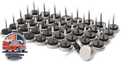 Clavos acolchados para muebles (paquete de 40 unidades gris) Acero al carbono US