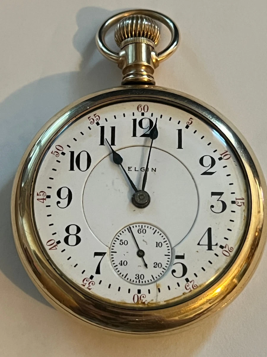 Elgin Gold Filled Pocket Watch Pocket Watches with Vintage 1900