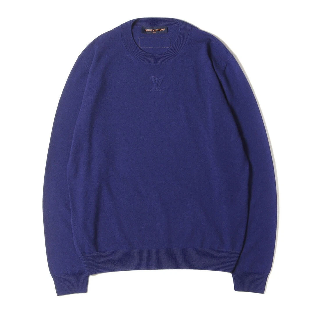 Louis Vuitton Blue Crew Neck Sweaters for Men for sale | eBay