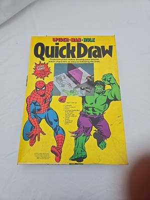 1978 Spider-man-hulk Quick Draw Pressman